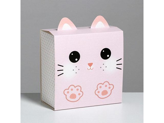 *коробка складная "открывай скорее" ,15  х 15 х 8 см 3297740