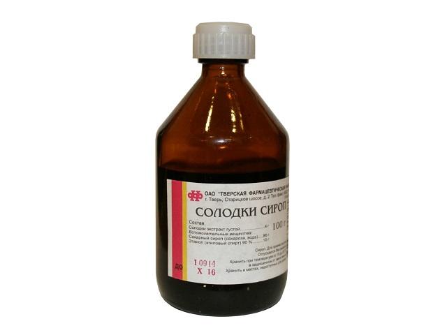 солодкового корня сироп 100г./тверская/