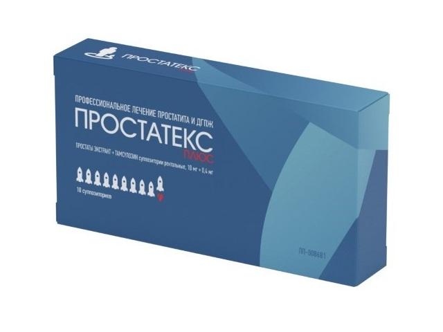 простатекс плюс 0,01+0,0004 n10 супп рект