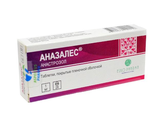 аназалес 1мг. №28 таб. п/п/о 0454