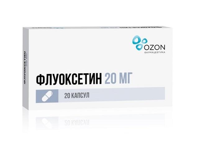 флуоксетин 20мг. №20 капс. /озон/