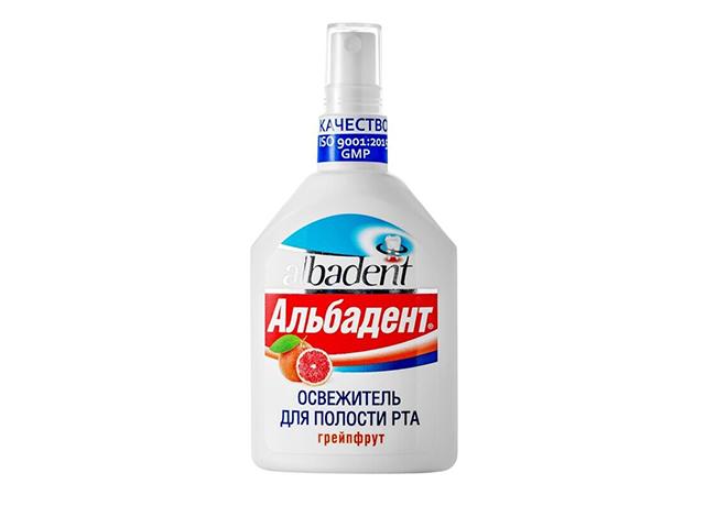 альбадент освежитель д/рта грейпфрут 35мл. спрей