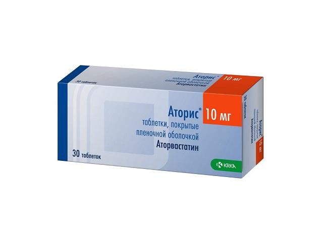 аторис 10мг. №30 таб. п/п/о /krka/ 5790