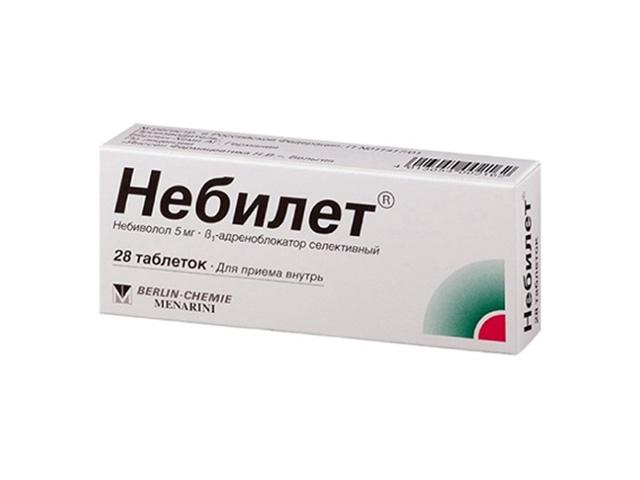 небилет 5мг. №28 таб. /берлин-хеми/ 5859