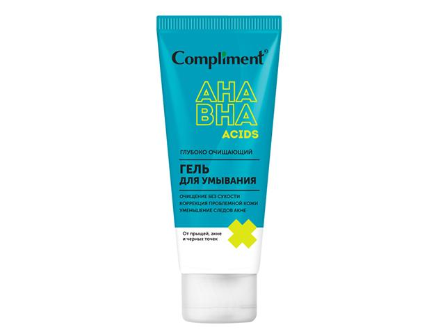 compliment глубоко очищ гель д умыв с aha bha кислотами 150мл 917568