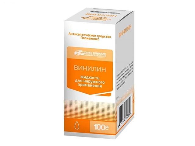 винилин жидкость д/наруж. прим. 100г. фл. №1 /усолье/