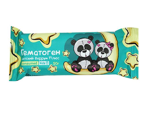 консумед гематоген дет. с повышен. содерж. железа 50г.