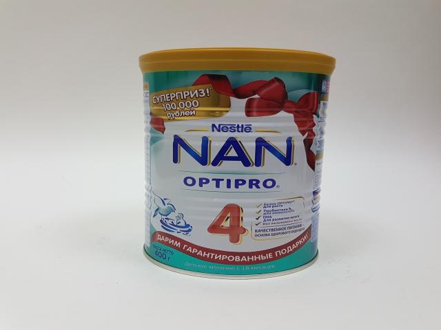 нан-4 смесь молочная 400г. (оптипро) [nan]