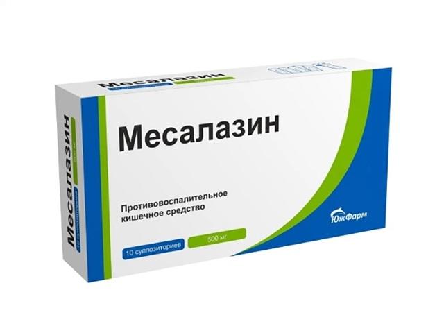 месалазин 500мг.n10 супп рект