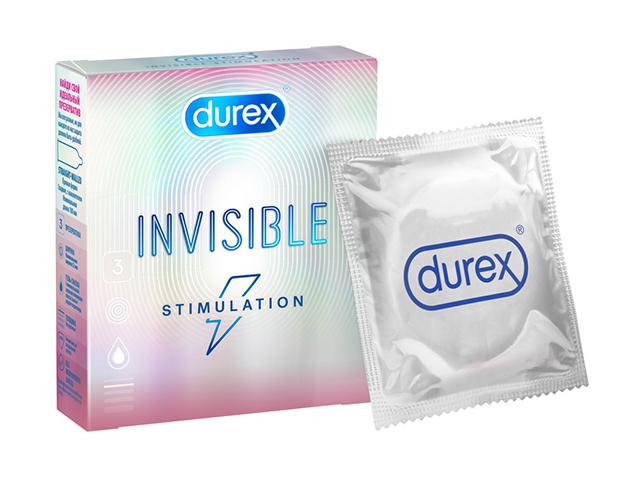 дюрекс презерватив invisible stimulation №3 [durex]
