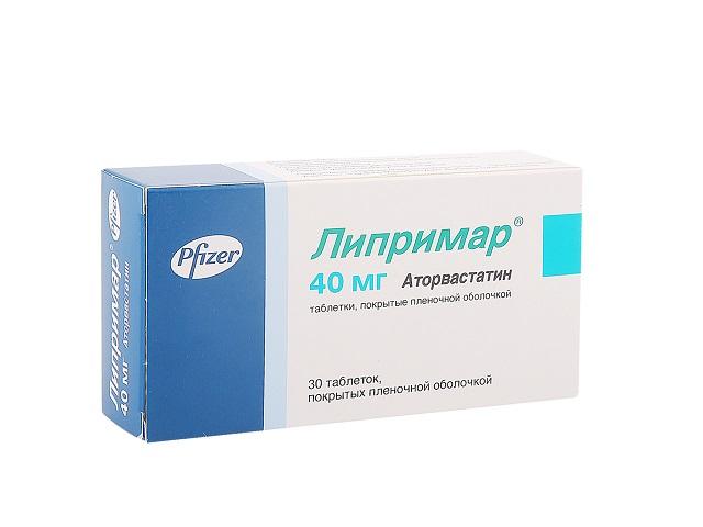 липримар 40мг. №30 таб. п/о 5312