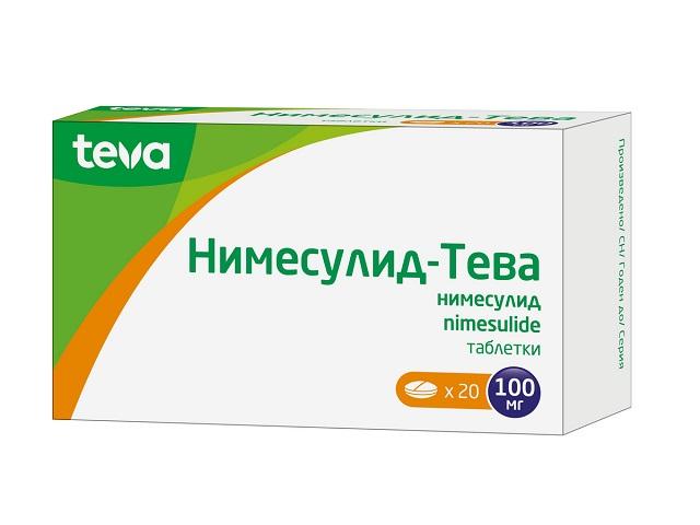 нимесулид-тева 100мг. №20 таб. 1259