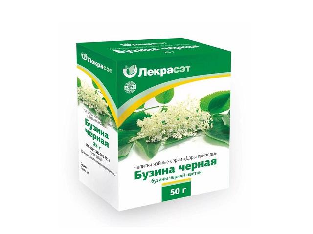 бузина черная цветки 50г  /лекра-сэт/