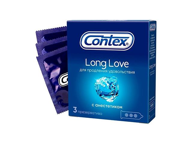 контекс презерватив long love продлев. №3 анестетик [contex]