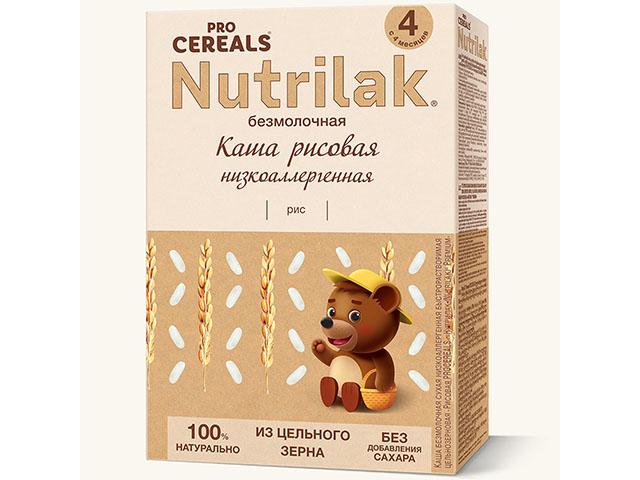 нутрилак premium procereals каша б/мол.рисовая низкоаллерген.200г