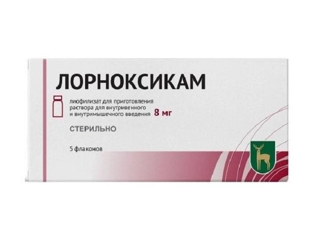 лорноксикам 8мг. №5 лиоф. д/р-ра в/в в/м фл. 0065