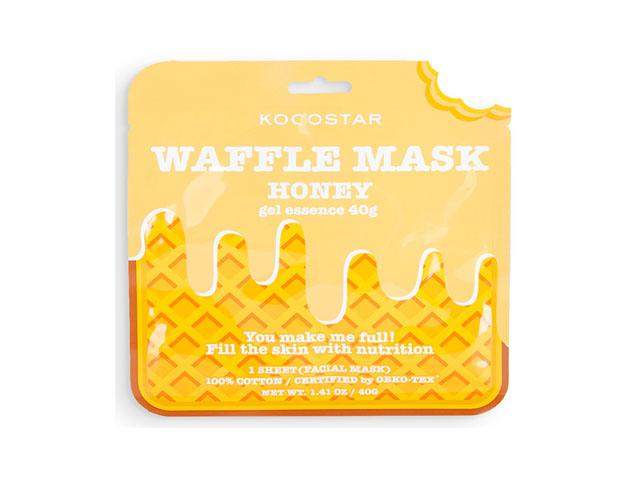*kocostar маска вафельная питательная для лица. медовое удовольствие. 20-0069