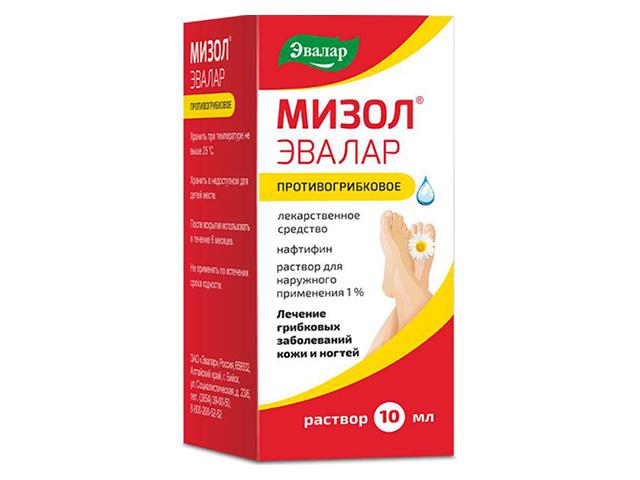 мизол 1% 10мл. р-р д/наруж. прим. /эвалар/ 1279