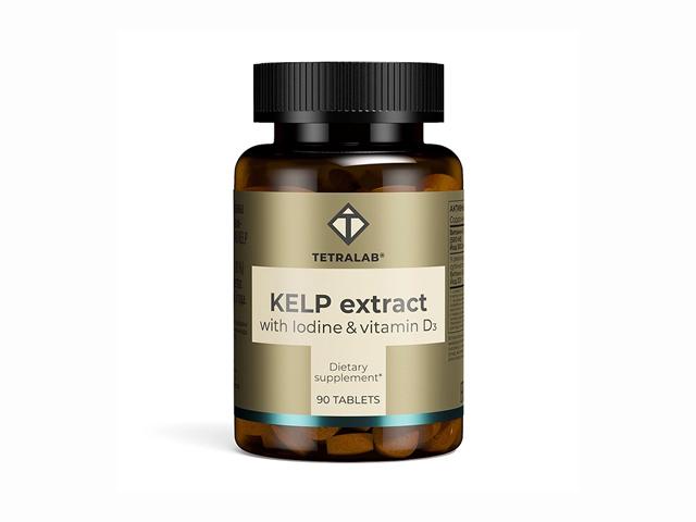 тетралаб kelp экстракт с витамином d3 n90 табл по 550мг