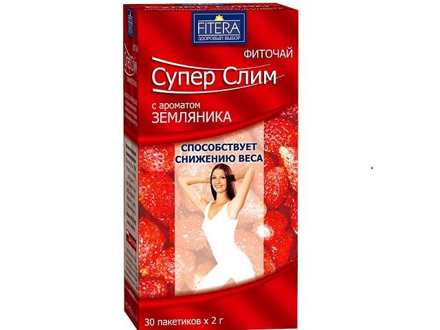 супер-слим чай земляника 2г. №30 пак.