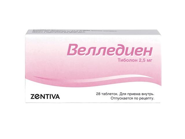 велледиен 2,5мг. №28 таб. 2141