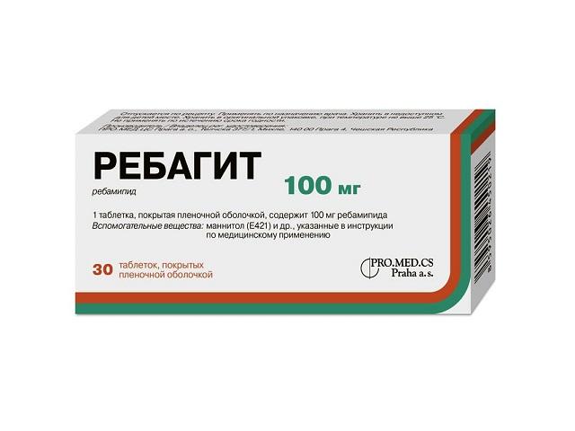 ребагит 100мг. №30 таб.