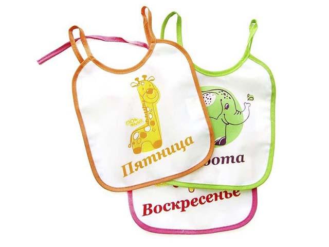 пома слюнявчик клеенчатый №3 5+мес. /арт.2616/