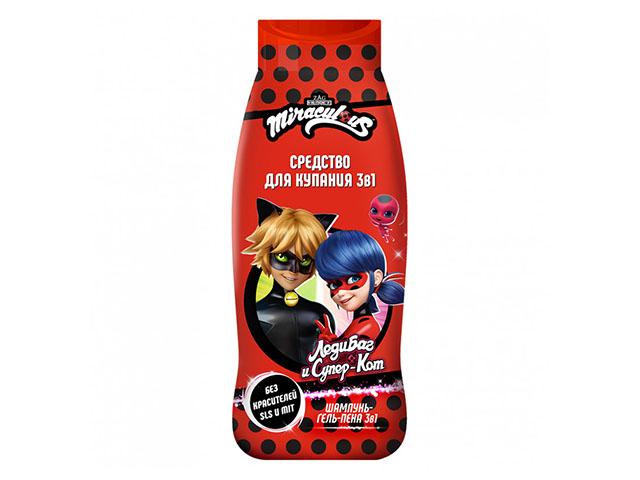 miraculous средство д/купан детск. 3в1 400мл