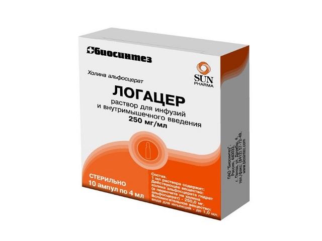 логацер 0,25/мл 4мл n10 амп р-р д/инф в/м