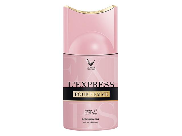prive дезодорант-спрей жен l'express pour femme 250ml