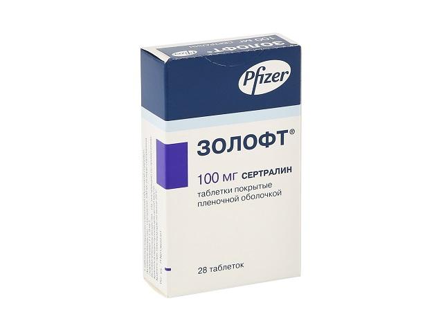 золофт 100мг. №28 таб. п/о 5220