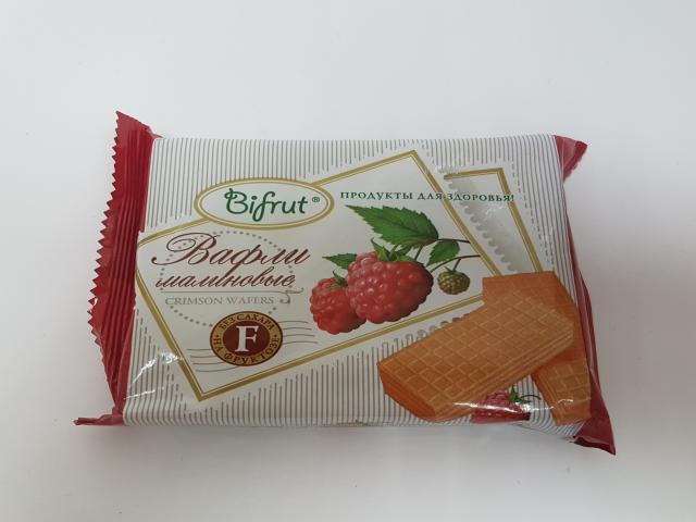 бифрут вафли малиновые на фруктозе 60г. [bifrut]