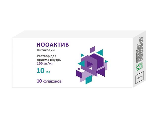 нооактив 0,1/мл 10мл n10 флак р-р д/приема внутрь