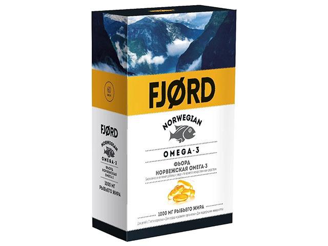 фьорд норвежская омега-3 №60 капс.