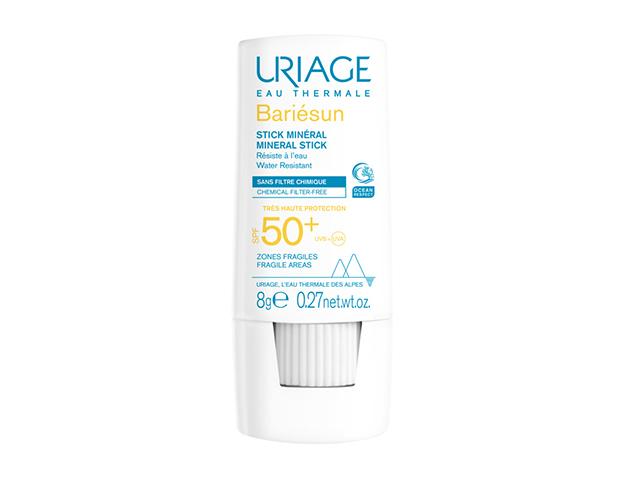 урьяж барьесан spf 50+ минеральный стик для уязвимых зон, 8г