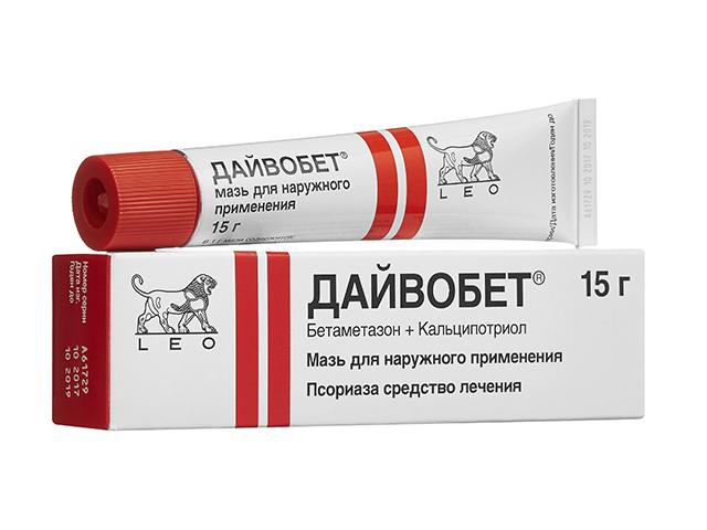 дайвобет 15г. мазь