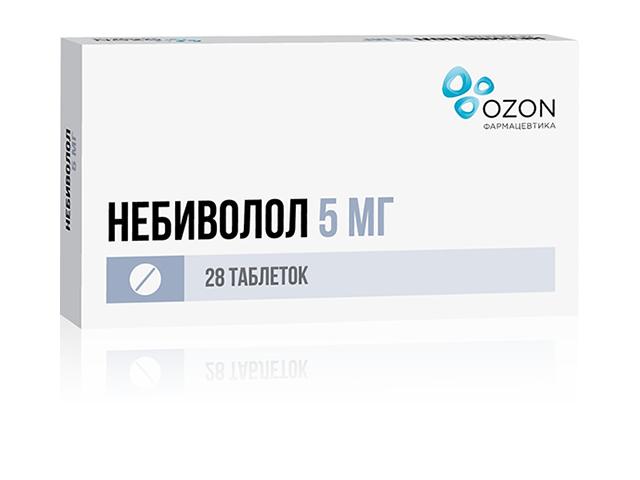 небиволол 5мг. №28 таб. /озон/ 3028