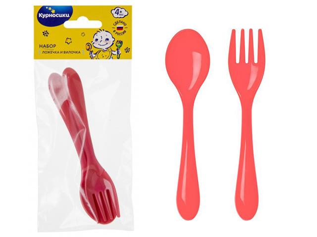 курносики набор ложка+вилка /арт.17435/