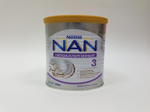нан-3 смесь молочная гипоалл. 400г. (оптипро) [nan]