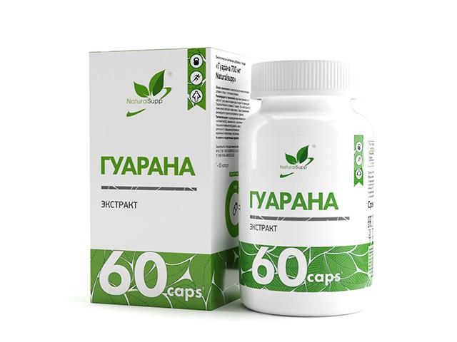 *naturalsupp гуарана 700мг №60 капс. 00-00000384