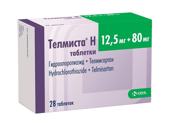 телмиста н 12,5+80мг. №28 таб.
