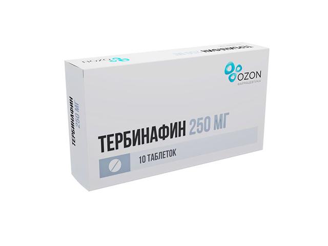 тербинафин 250мг. №10 таб. /озон/