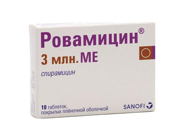 ровамицин 3млн.ме №10 таб. 0492