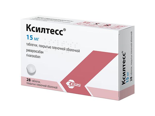 ксилтесс таб. п/о плен. 15мг №28 1935