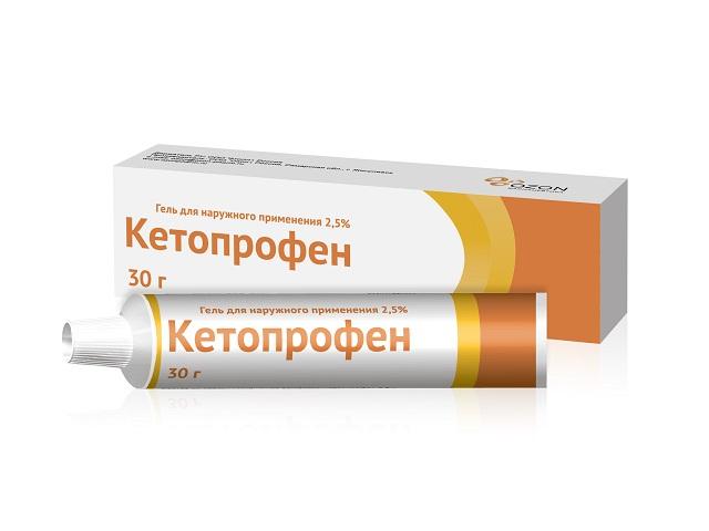 кетопрофен гель 2,5% 30г. /озон/ 7167