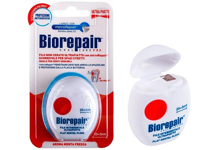 biorepair filo non cerato ultrapiatto невощеная ультра-плоская зубная нить ga1380800