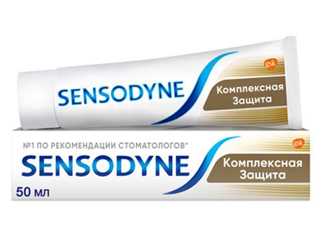сенсодин зуб.паста тотал кейр (комплексная защита) 50мл. [sensodyne]