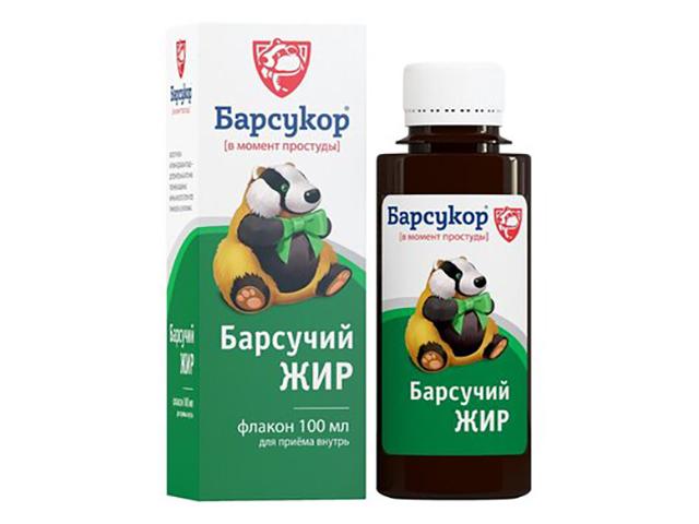 барсукор барсучий жир 100мл.