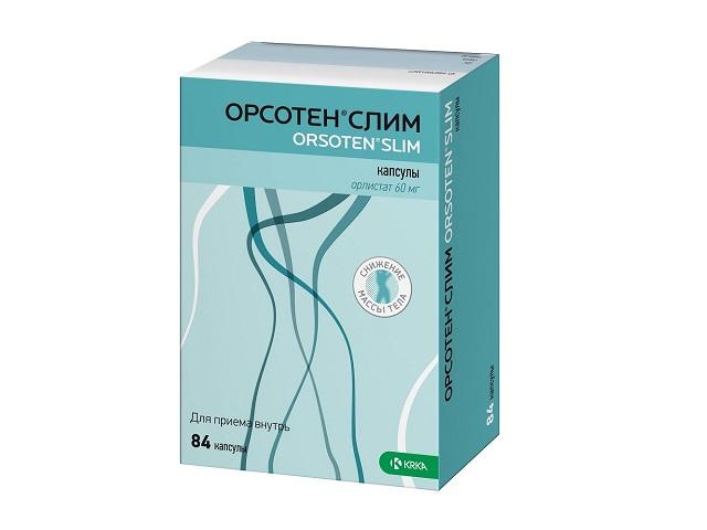 орсотен слим 60мг. №84 капс. /krka/ 1829