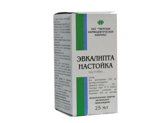 эвкалипта настойка 25мл. /тверская фф/